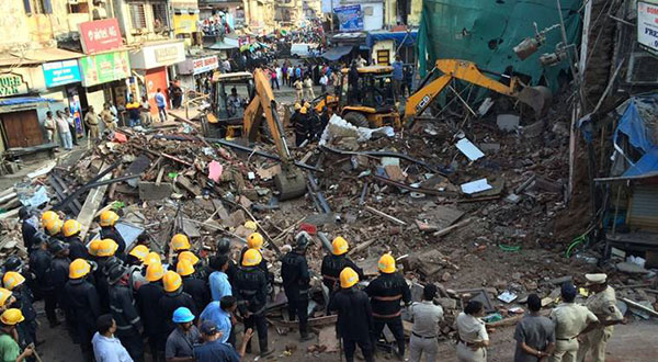 Mumbai Building Collapses, 34 Killed Mumbai Building Collapses, 34 Killed
