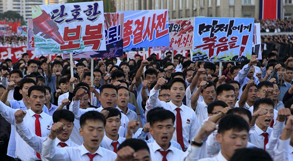 NKorea Rally Provokes Trump Tweets
