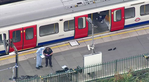 Parsons Green subway train
