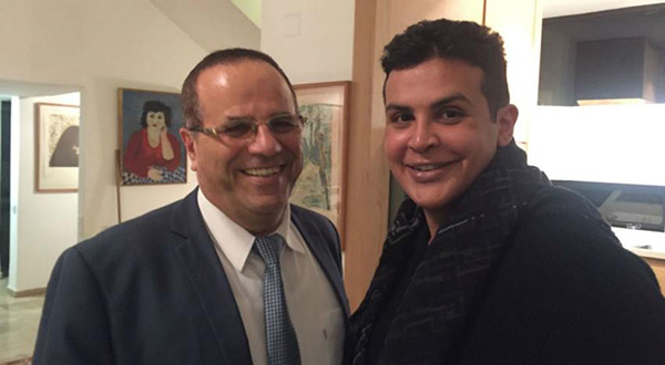 "Israeli" communication minister Ayoub Kara and 