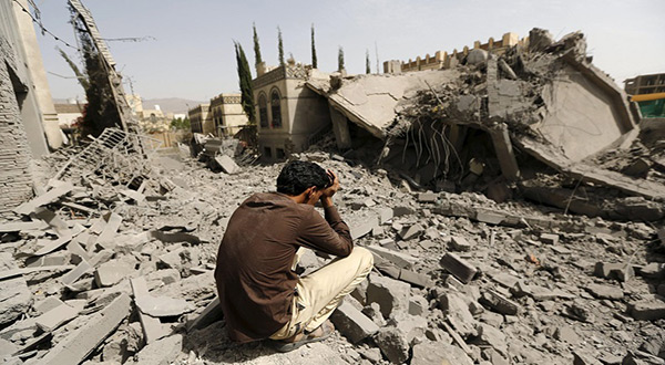 Saudi destruction in Yemen
