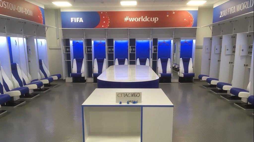 World Cup 2018: Japan Clean Dressing Room, Leave Thank You Note in Russian