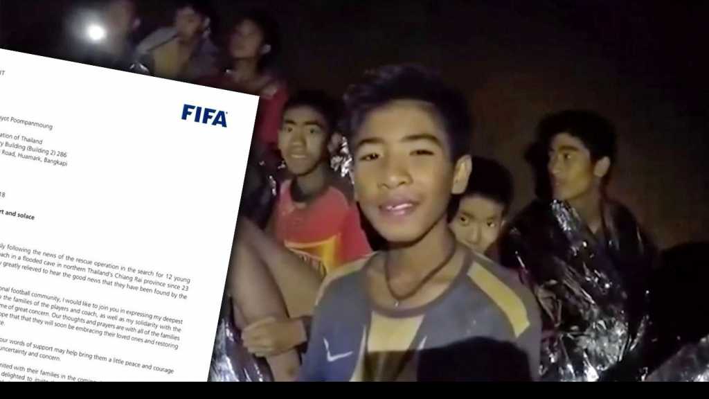FIFA Invites Youth Soccer Team Trapped in Thai Cave to World Cup Finals