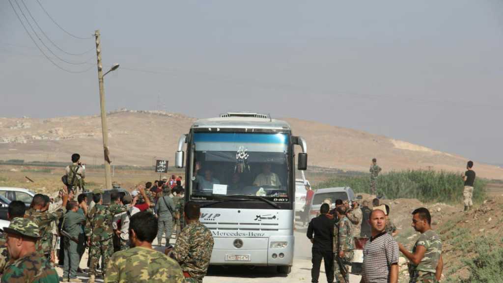 Evacuation of Besieged Kefraya, Foua Residents to al-Eis Corridor Continues 