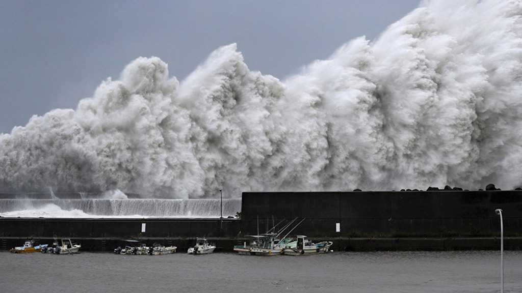 Osaka International Airport Flooded as Typhoon Hits Japan