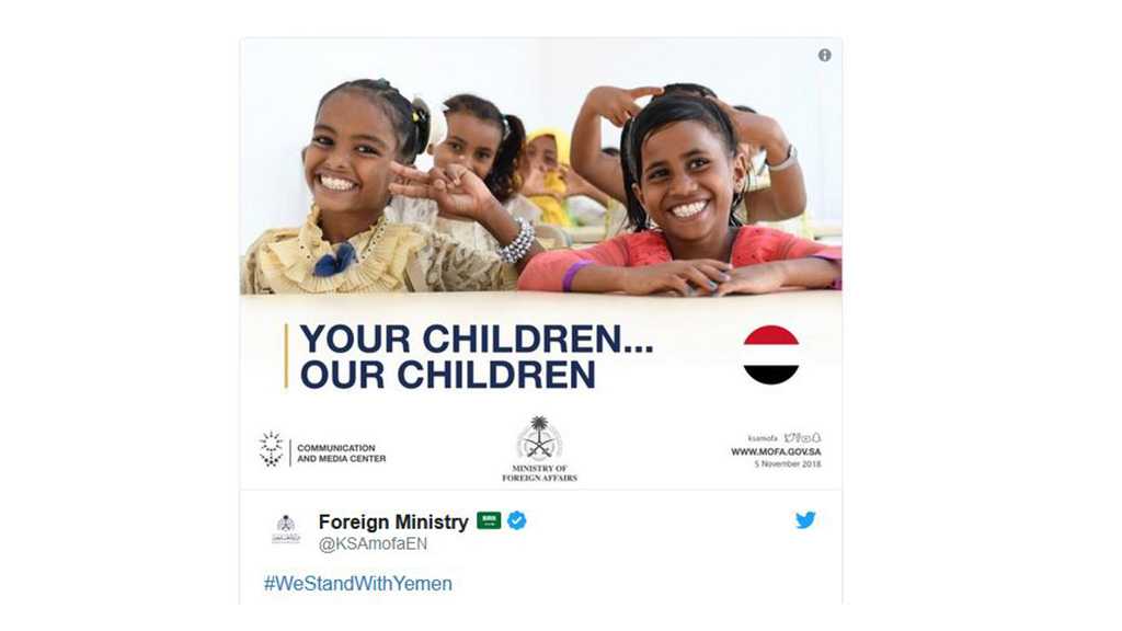Yemen-Bombing Saudi Arabia Says It «Stands With» Suffering Yemeni Children