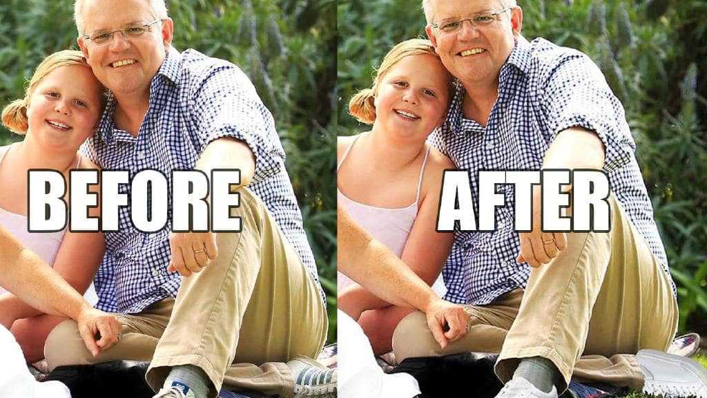 Photoshop Gaffe Embarrasses Australian PM with Two Left Feet