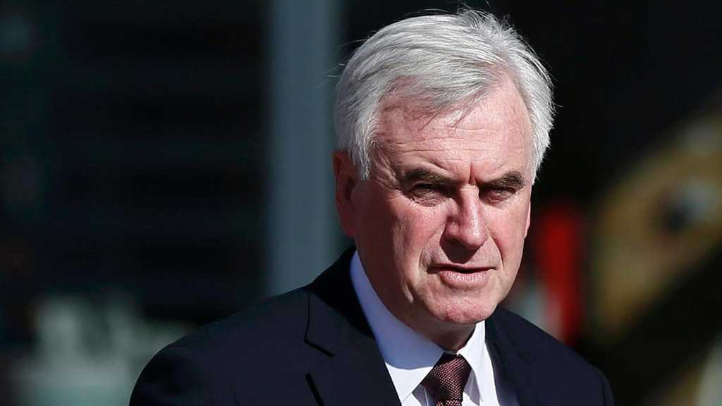 McDonnell: Labor Likely to Back Bid to Stop No-Deal Brexit