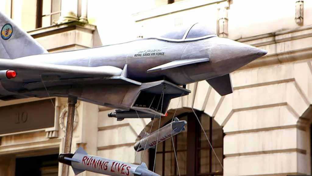 Britons Protest UK Arms Sales to Saudi Arabia for Yemen War