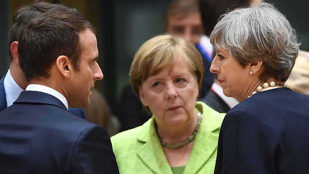 UK PM May to Hold Separate Talks With Macron, Merkel on Tuesday