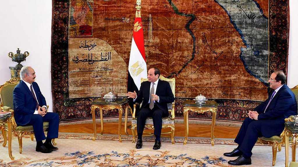 Egyptian President Meets Libyan Commander Haftar in Cairo
