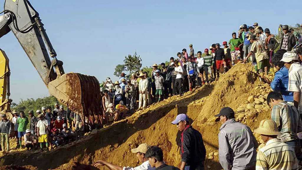 Over 50 Believed Killed in Collapse at Myanmar Jade Mine