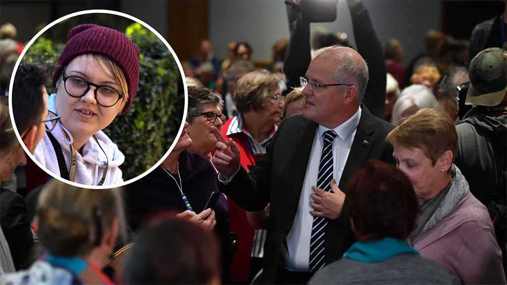 Australian PM Morrison Egged While Campaigning in Albury