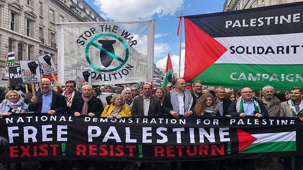 Massive Free Palestine March led by Ahed Tamimi in London
