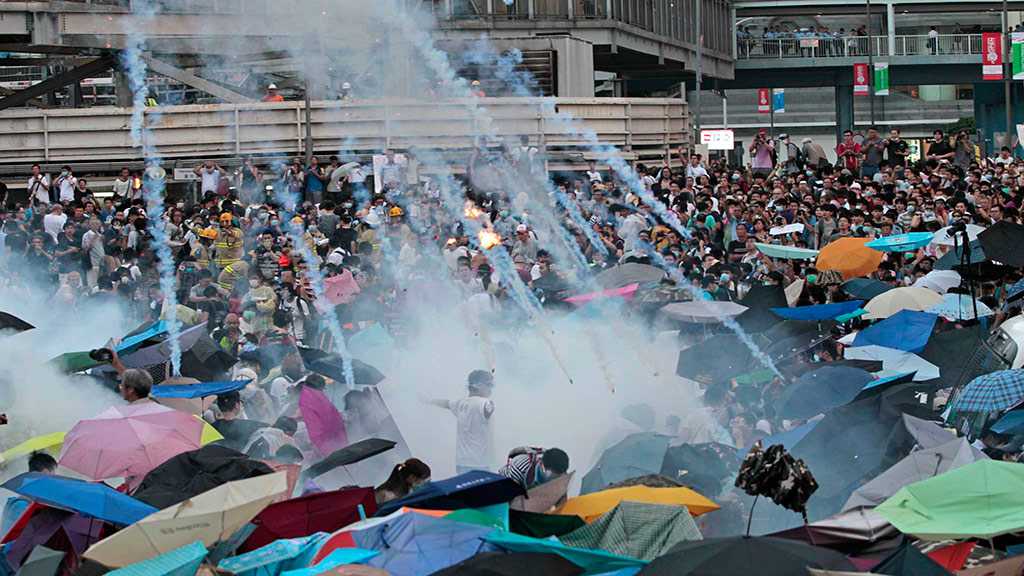 Hong Kong Police Fire Rubber Bullets As Extradition Bill Protests Turn to Chaos