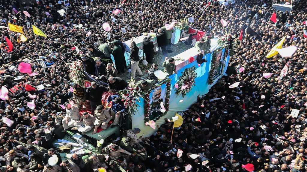 Kerman Embraces Body of Martyr Qassem Soleimani as Its Heroic Son