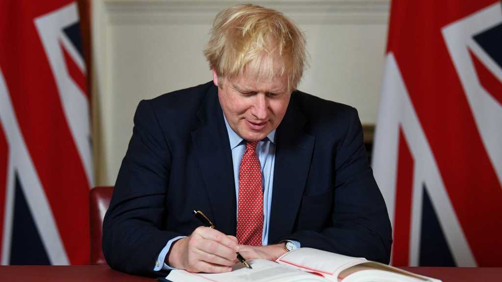 Boris Johnson Signs Brexit Agreement