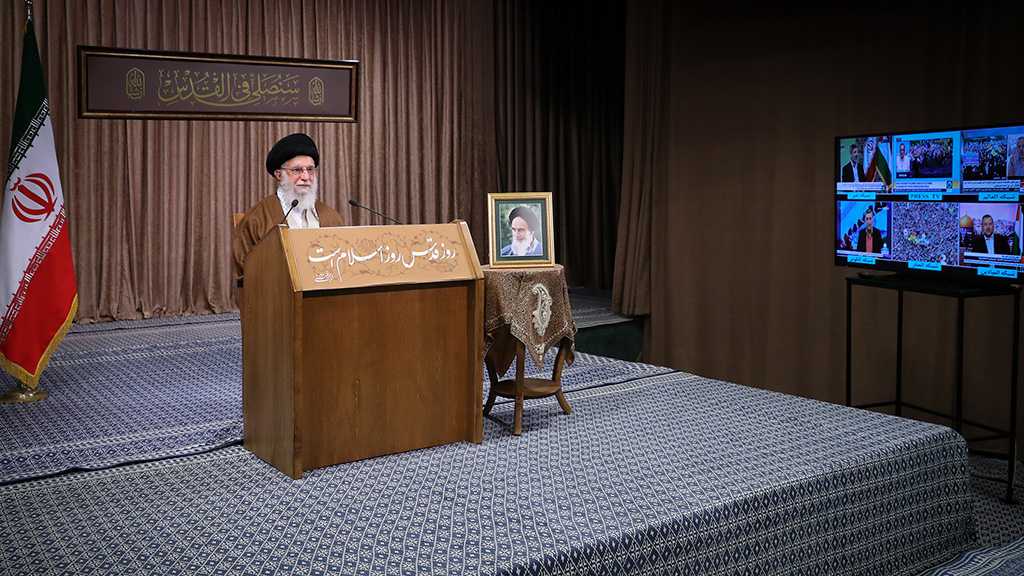 Imam Khamenei: There Is No Crime Equivalent to the Theft of Palestine, ’Israel’ to Be Uprooted