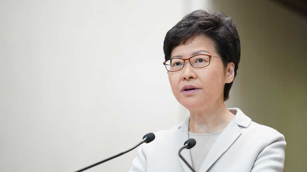 Hong Kong Leader Accuses US of Double Standards over Protests