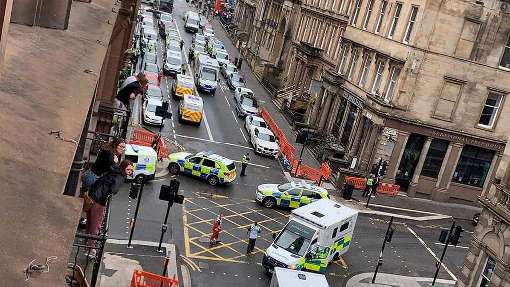 Heavy Police Presence in Central Glasgow amid Reported Stabbing Attack