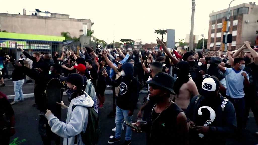 Brazil Police Teargases Protesters Rallying Against Black Man’s Beating Death