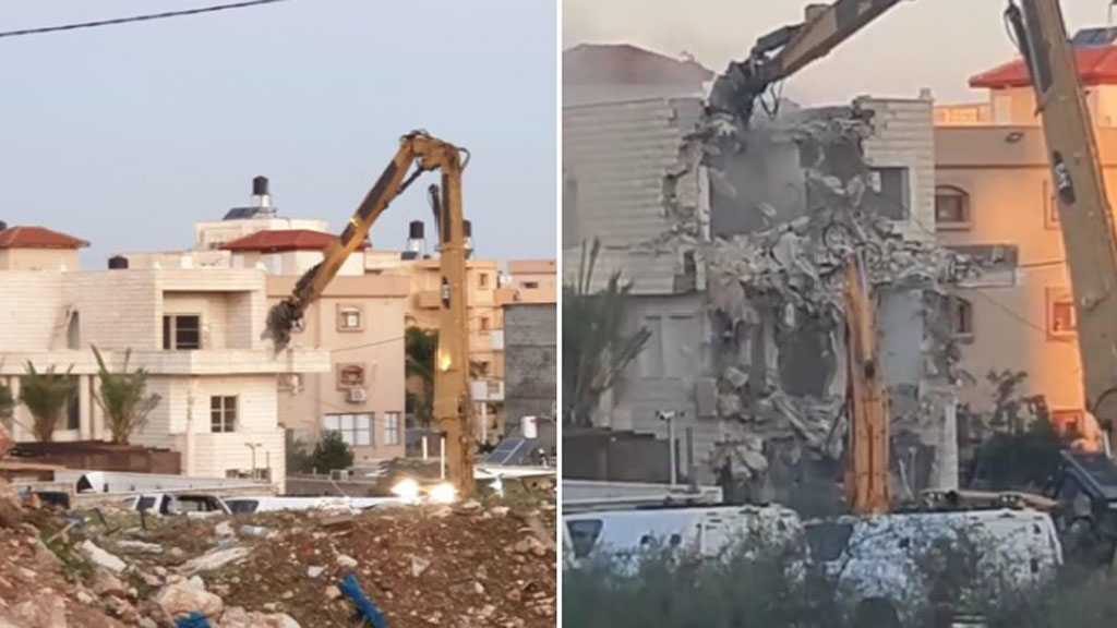 ‘Israeli’ Troops Demolish House Belonging to Palestinian Family of Eight in Kafr Qassim