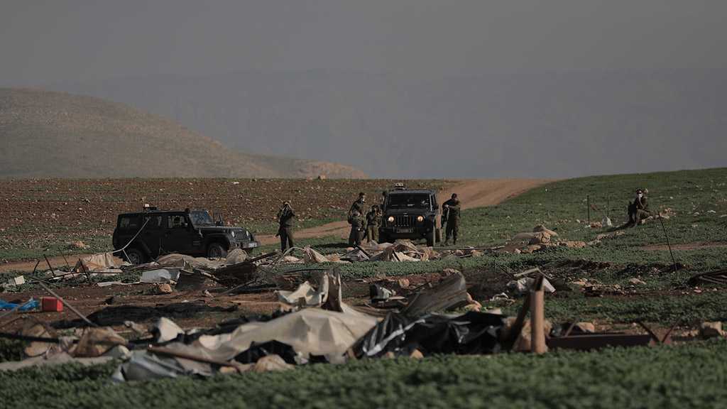 Mastering Destruction of Life: “Israel” Displaces more Palestinian Bedouins, Seizes their Tents