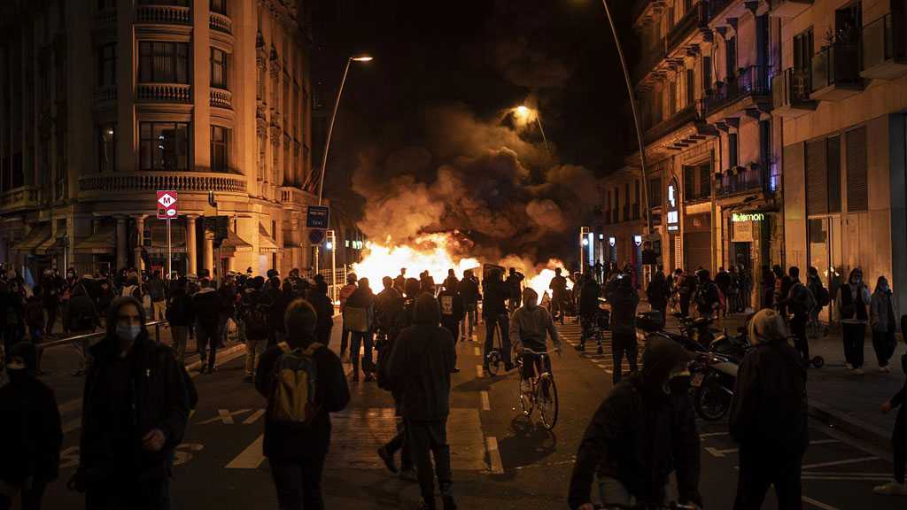 Violent Protests Continue in Spain Amid Clashes Between Police, Demonstrators