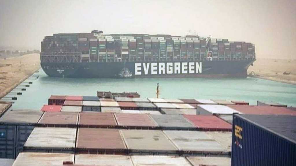 Huge Container Ship Gets Stuck Sideways in Egypt’s Suez Canal, Blocking All Sea Traffic