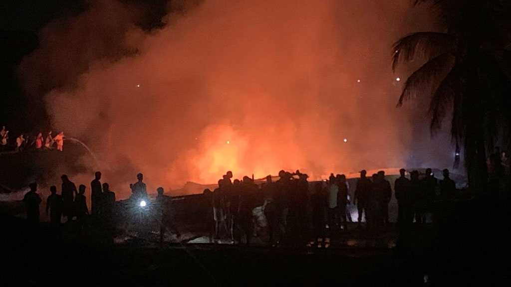 Fire at Rohingya Camp Market in Bangladesh Kills 3