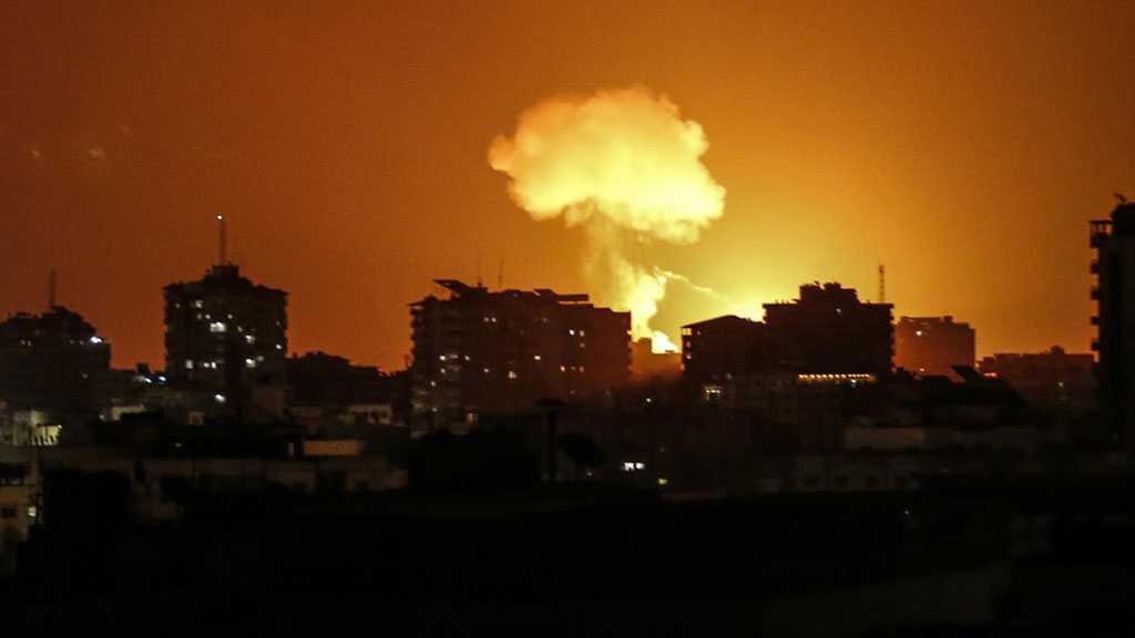 ’Israeli’ Warplanes Bomb Gaza for Second Consecutive Night