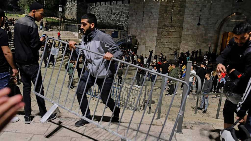 Al-Quds Confrontations Continue As ‘Israel’ Restricts Worshipers’ Access to Al-Aqsa Mosque