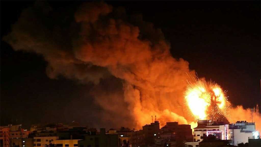 ‘Israeli’ Warplanes Launch Fierce Strikes in Violation of Gaza Ceasefire