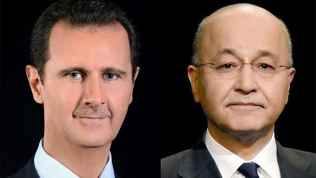 Syrian, Iraqi Presidents Discuss Bilateral Relations, Fight Against Terrorism