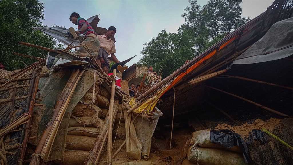 Bangladesh Floods Displace Thousands of Rohingya Refugees