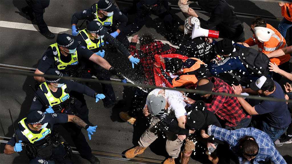 Australian Police Clash with Anti-lockdown Protesters