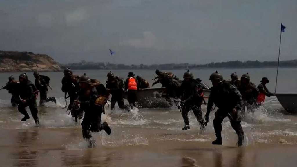 China Conducts Beach Landing Drills in Province Opposite Taipei