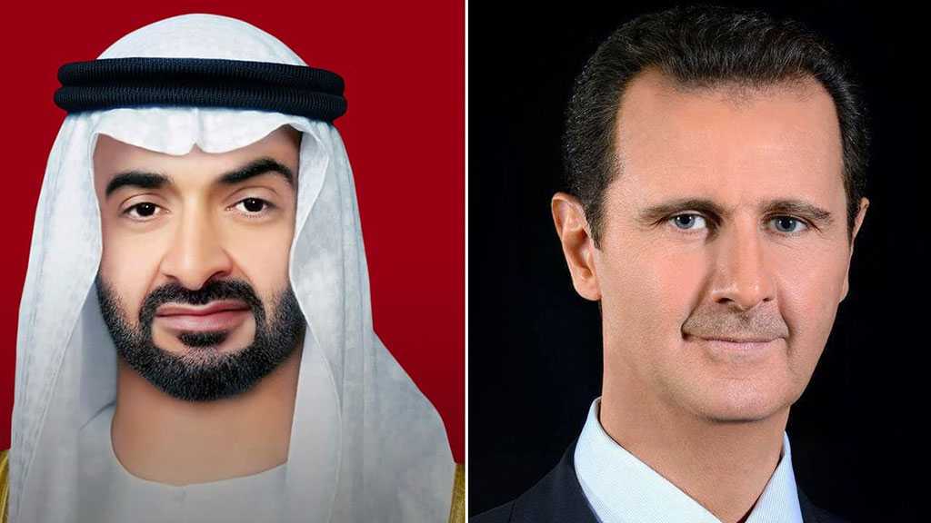 Assad, MBZ Discuss Prospects of Syria-UAE Cooperation
