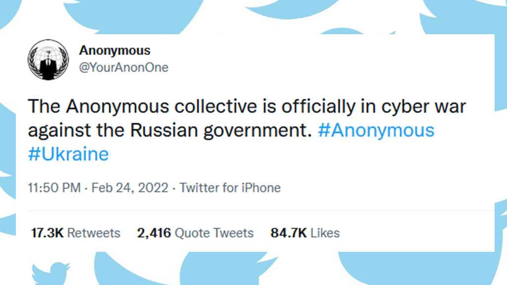 Anonymous Declare “Cyber War” Against Russia