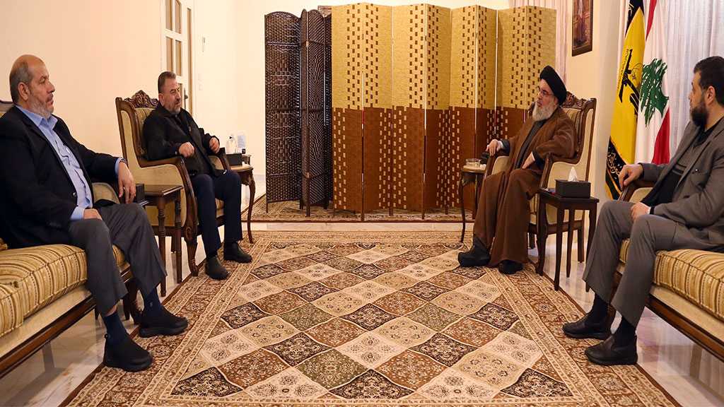 Sayyed Nasrallah Receives Palestinian Resistance Movement Hamas Delegation