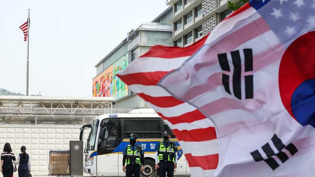 South Koreans Protest Biden’s Visit to Seoul Amid Heavy Police Presence