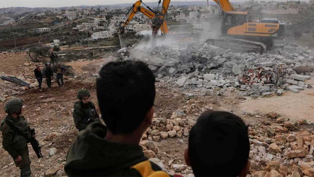 ‘Israel’ Demolished 1k+ Palestinian Structures in 2021, Displaced More Than 1,800 Civilians