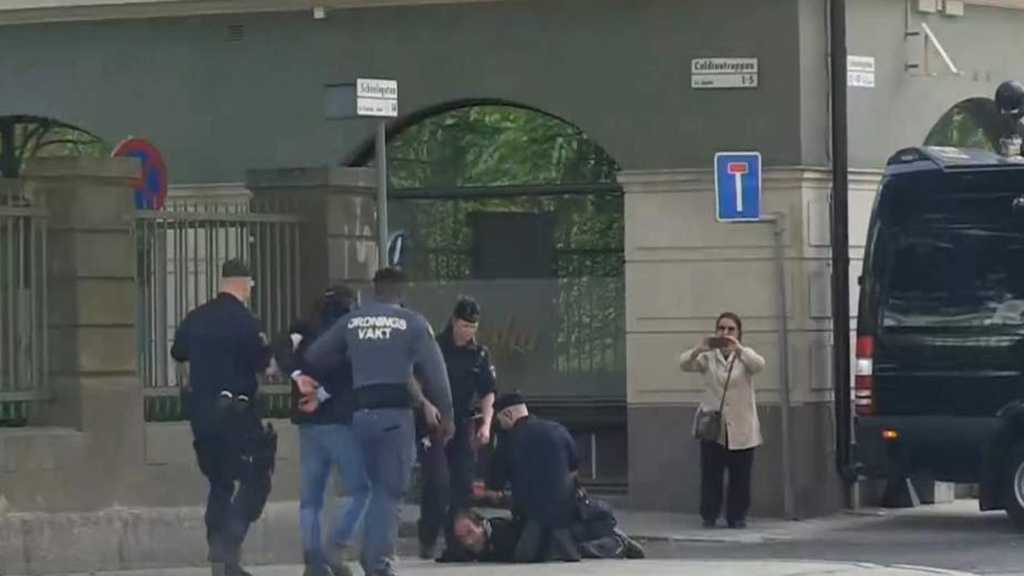 MKO Terrorists Attack Exhibition in Stockholm Exposing Their Crimes
