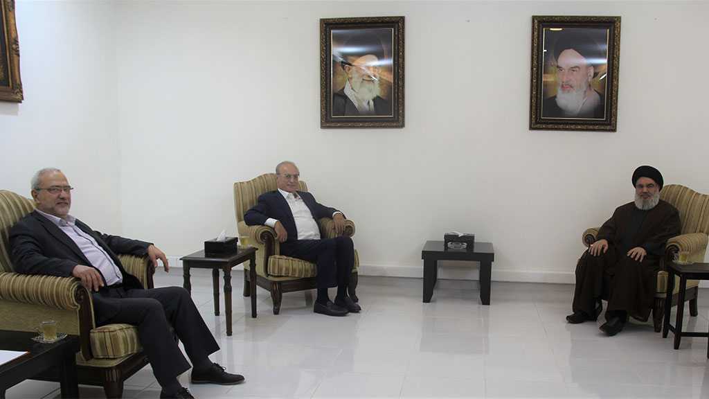 Sayyed Nasrallah Receives Ex-minister Wahhab
