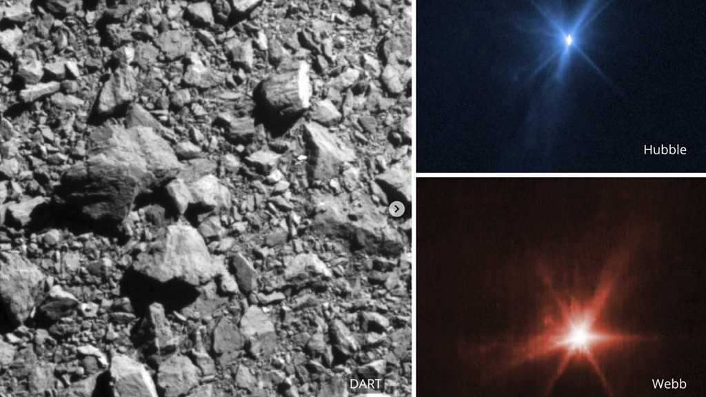 NASA Unveils Asteroid Collision Photos