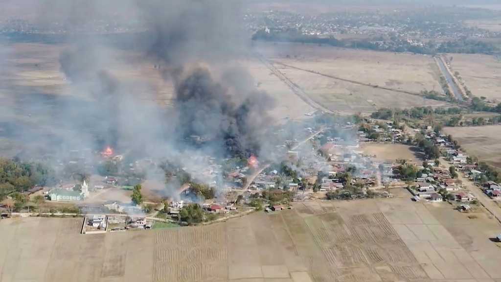 Death Toll from Air Raids in Myanmar’s Kachin Reported to Hit 80
