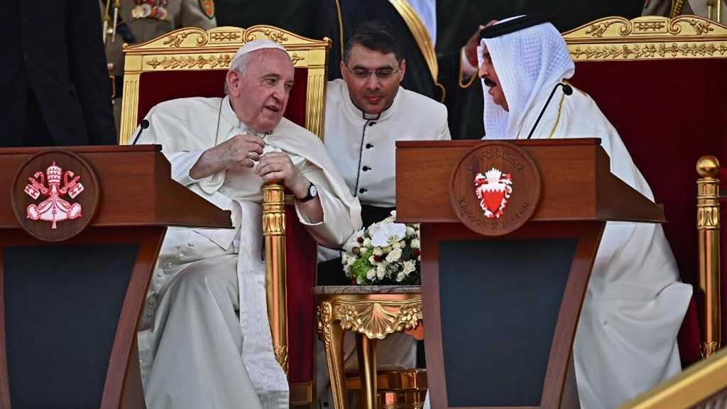 Bahrain Activists Urge Pope to Press Regime to End Rights Abuse, Meet with Prisoners