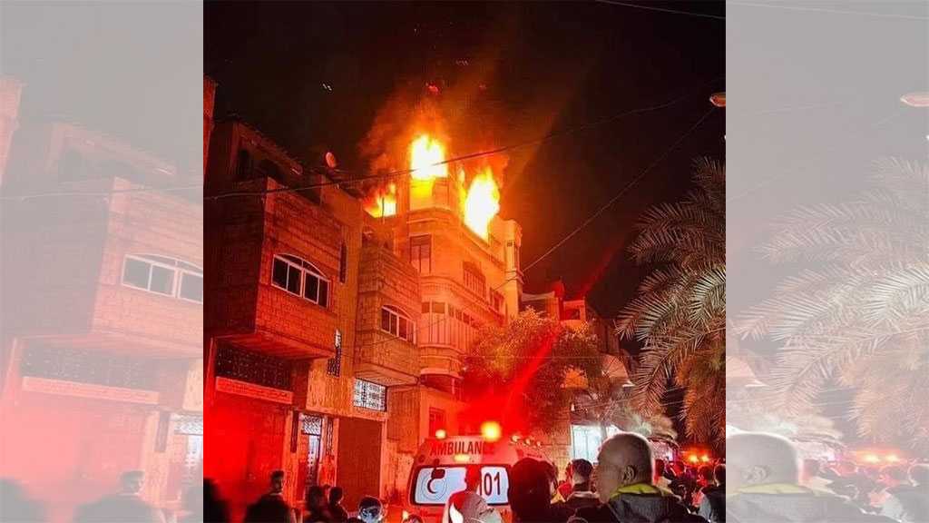 Residential Building Fire in Gaza’s Jabaliya Camp Claims More Than 21 Lives