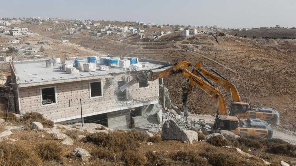 IOF Demolish Recently-Built Palestinian Elementary School in Southern West Bank