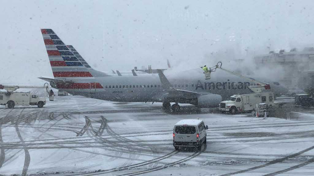 Over 1k Flights Cancelled Amid Dangerous Winter Weather in US South